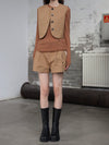 INTO THE EAST 25 Spring/Summer Printed Embroidered Slim-Fit Cardigan ITE-E1DGSS017TN20KT-JT Caramel (E1DGSS045WT20TP)